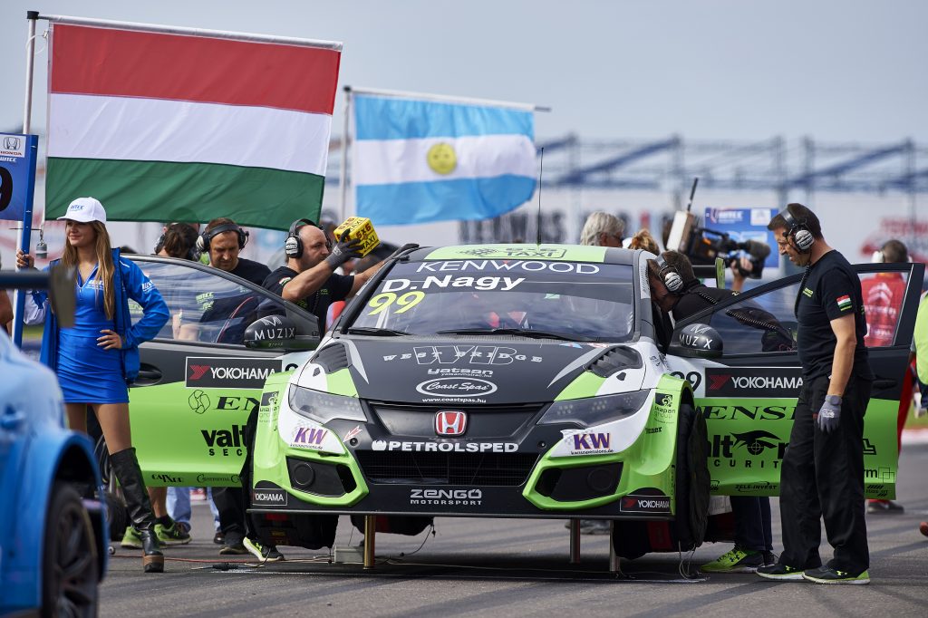 2016 EVENT: Race of Argentina TRACK: Circuito Termas de Rio Hondo TEAM: Zengo Motorsport - Honda Customer Racing CAR: Honda Civic wtcc DRIVER: Daniel Nagy